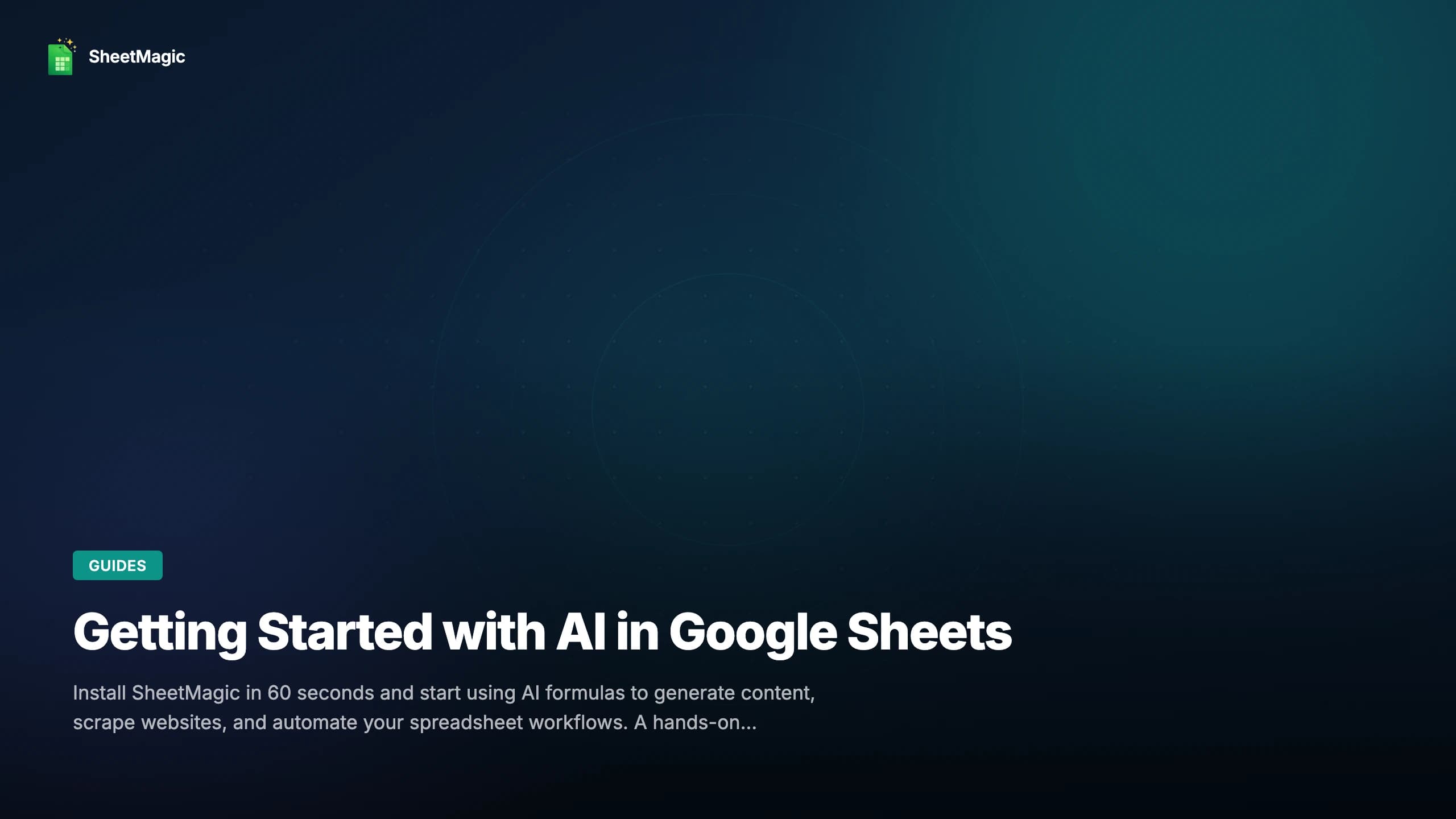 Getting Started with AI in Google Sheets